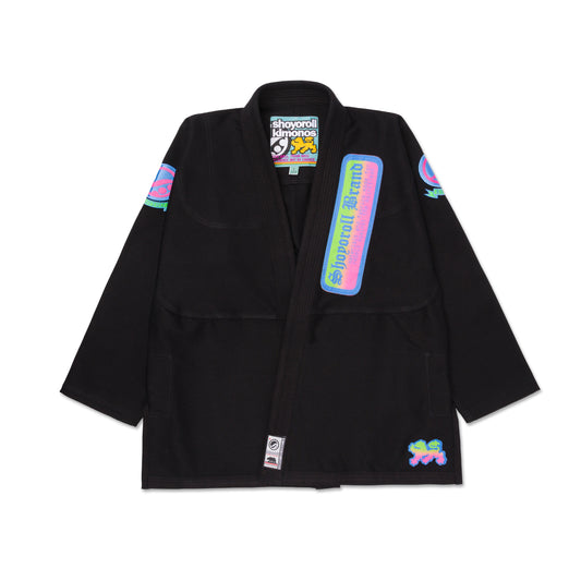 Retro Gradient Kimono [Black]