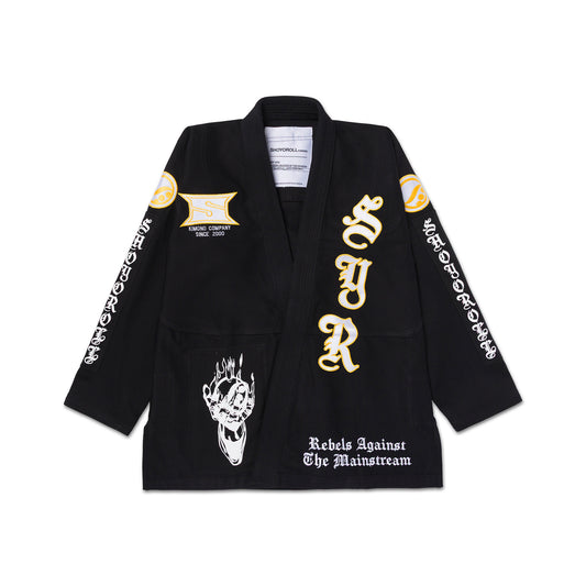 Yooga Flame Kimono [Black]