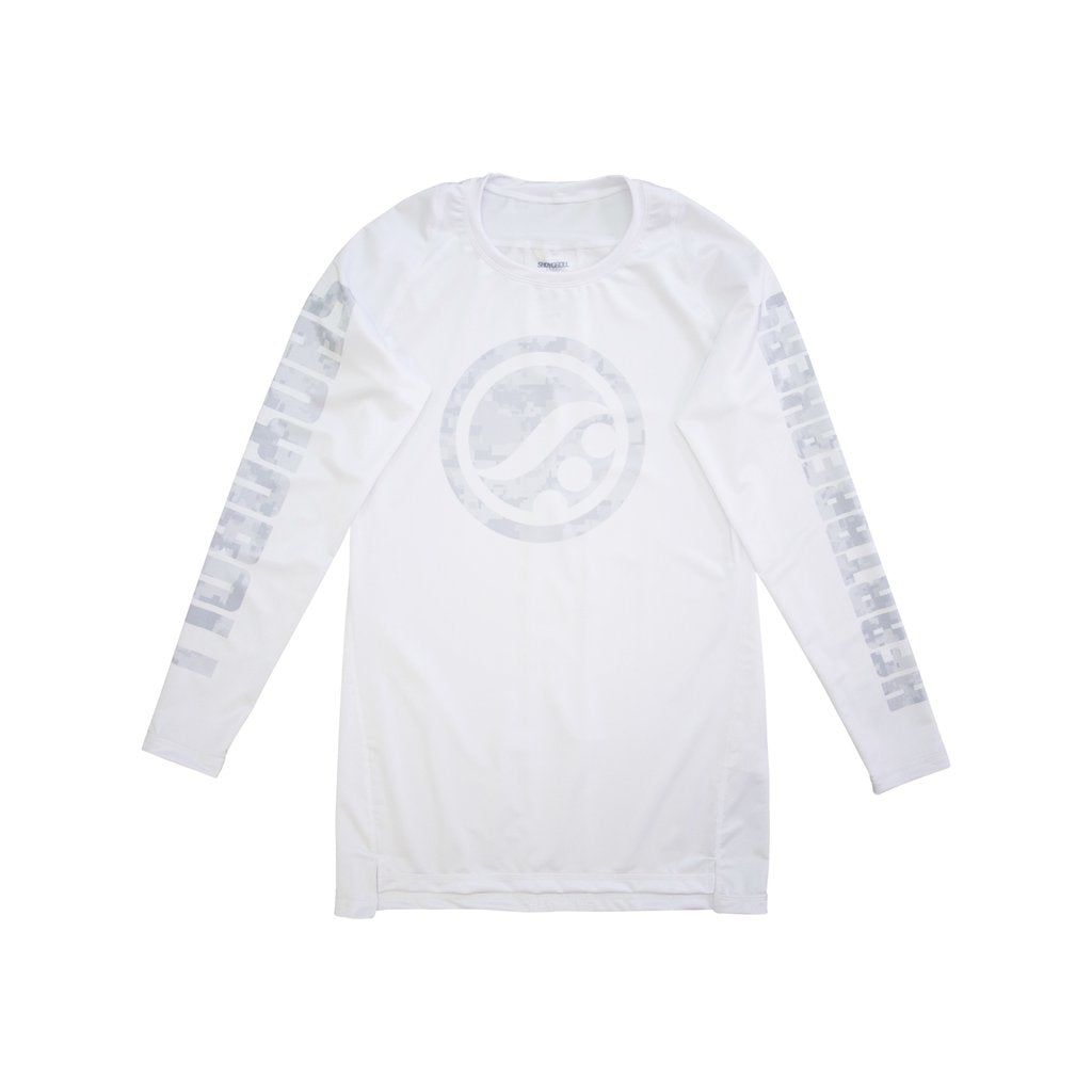 SYR BEDWIN White Long Sleeve Rash Guard