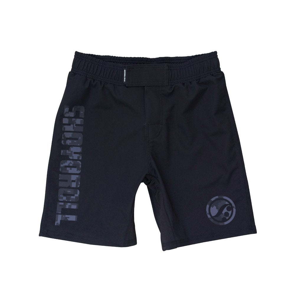 SYR BEDWIN Black Flex Fitted Shorts